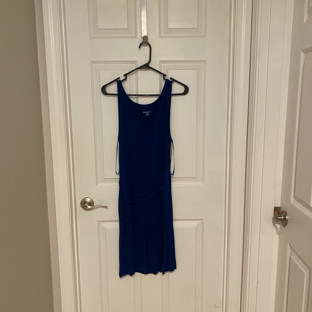Merona Blue Dress, Size Medium